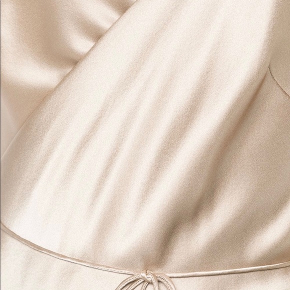 100% Silk Wrap Dress - Picture 3 of 16